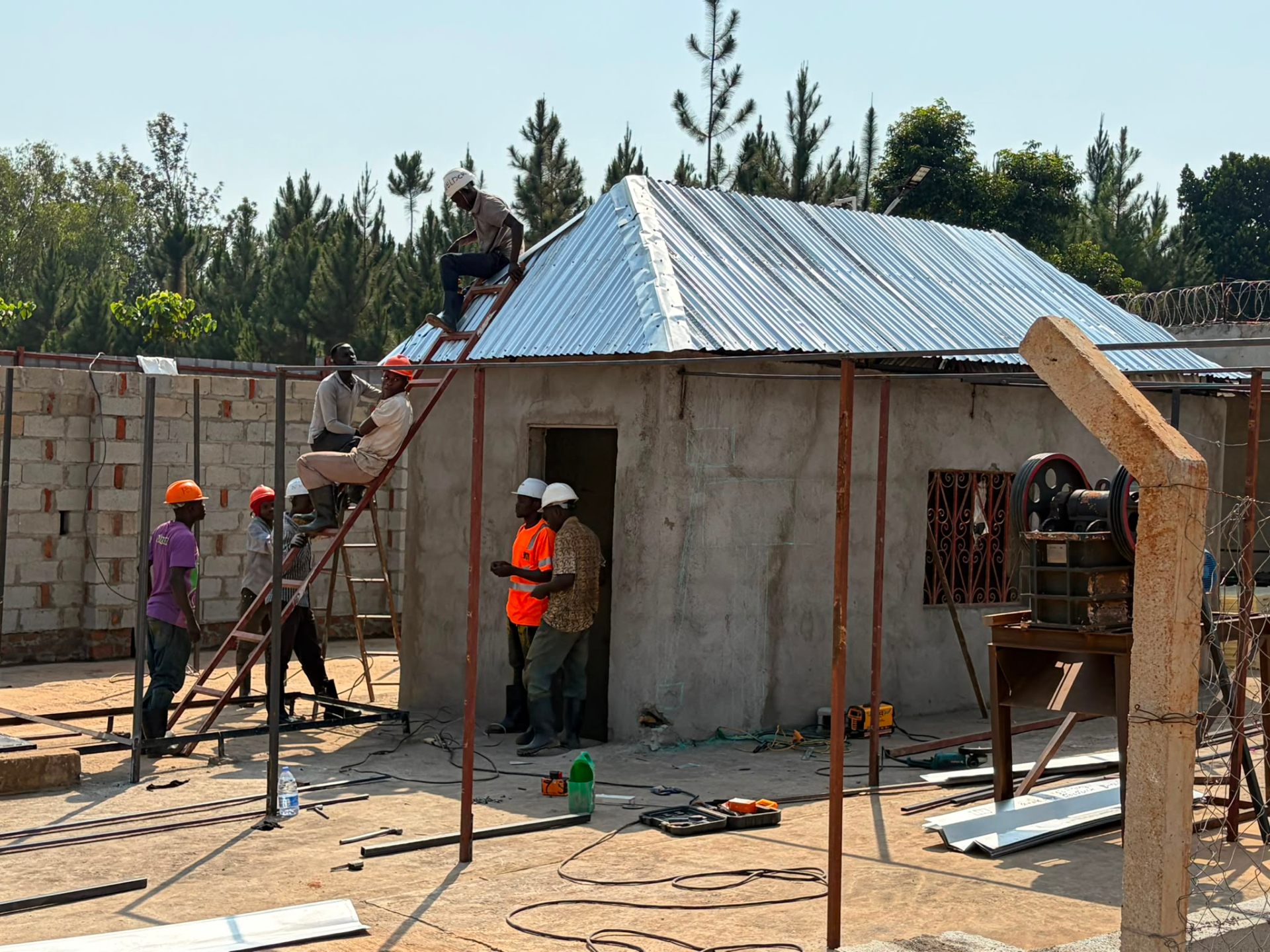 Burlcore Mining water infrastructure works in Mawero, Busia