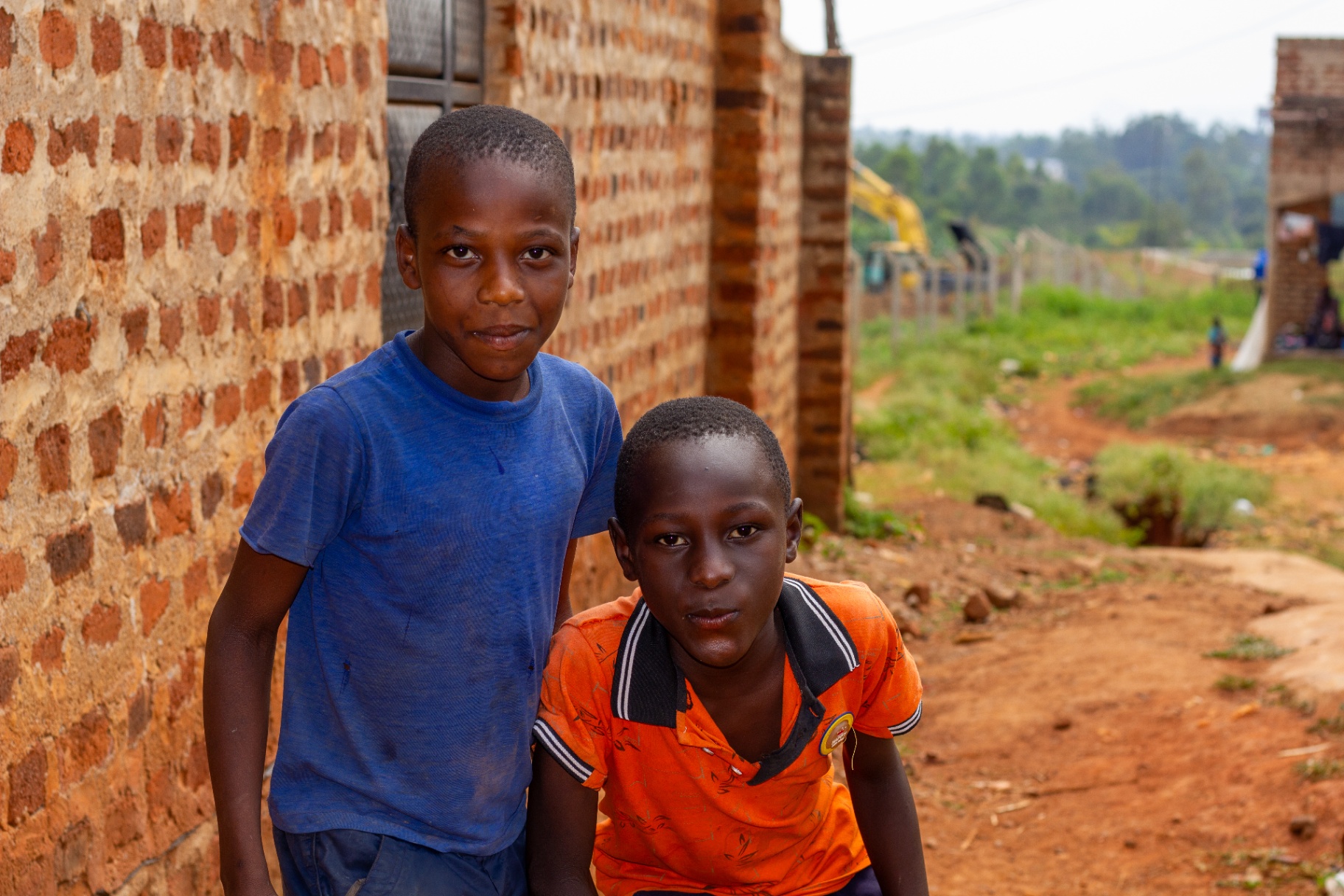 Children in the Mawero community, Busia, Uganda